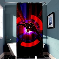 Science-fiction-cover-adventure Shower Curtain 36  X 72  (stall)  by Cowasu