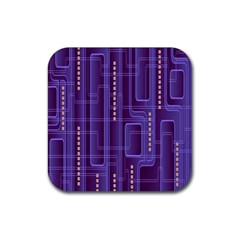 Background-non-seamless-pattern Rubber Coaster (square) by Cowasu