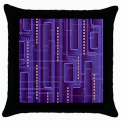 Background-non-seamless-pattern Throw Pillow Case (black) by Cowasu