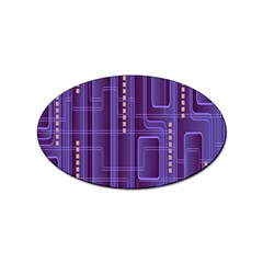 Background-non-seamless-pattern Sticker (oval)