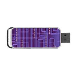 Background-non-seamless-pattern Portable Usb Flash (two Sides) by Cowasu