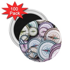 Compass-direction-north-south-east 2 25  Magnets (100 Pack)  by Cowasu