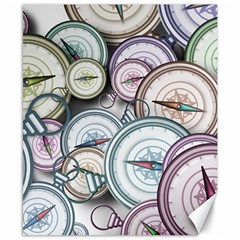 Compass-direction-north-south-east Canvas 8  X 10  by Cowasu