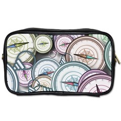 Compass-direction-north-south-east Toiletries Bag (two Sides) by Cowasu