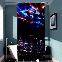 Science-fiction-sci-fi-forward Shower Curtain 36  X 72  (stall)  by Cowasu