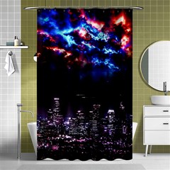 Science-fiction-sci-fi-forward Shower Curtain 48  X 72  (small)  by Cowasu