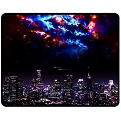 Science-fiction-sci-fi-forward Two Sides Fleece Blanket (medium) by Cowasu