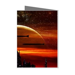 Science-fiction-digital-illustration Mini Greeting Cards (pkg Of 8)