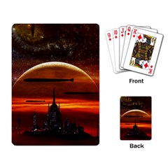 Science-fiction-digital-illustration Playing Cards Single Design (rectangle)