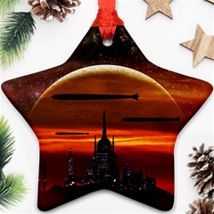 Science-fiction-digital-illustration Star Ornament (two Sides)