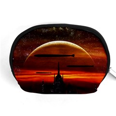 Science-fiction-digital-illustration Accessory Pouch (medium) by Cowasu