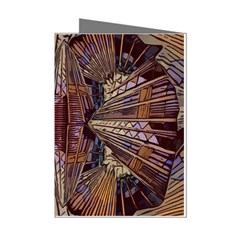 Abstract-design-backdrop-pattern Mini Greeting Cards (pkg Of 8)