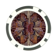 Abstract-design-backdrop-pattern Poker Chip Card Guard