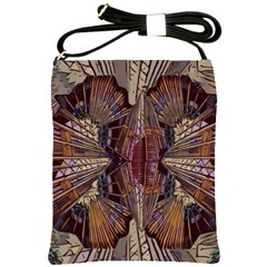 Abstract-design-backdrop-pattern Shoulder Sling Bag by Cowasu