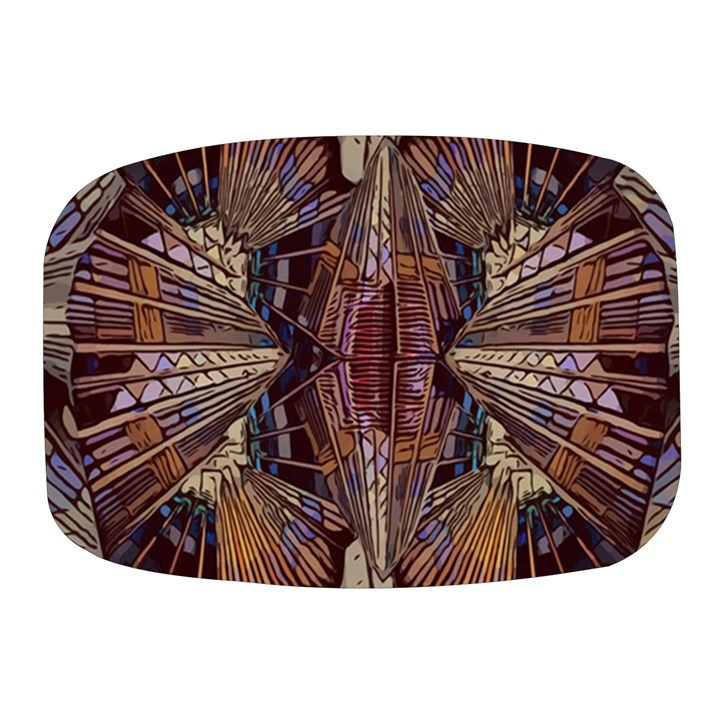 Abstract-design-backdrop-pattern Mini Square Pill Box