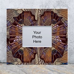 Abstract-design-backdrop-pattern White Wall Photo Frame 5  X 7  by Cowasu