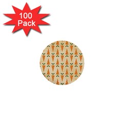 Patter-carrot-pattern-carrot-print 1  Mini Buttons (100 Pack)  by Cowasu