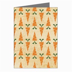 Patter-carrot-pattern-carrot-print Greeting Cards (pkg Of 8)