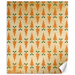 Patter-carrot-pattern-carrot-print Canvas 8  X 10  by Cowasu