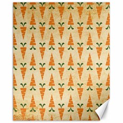 Patter-carrot-pattern-carrot-print Canvas 16  X 20  by Cowasu