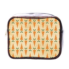 Patter-carrot-pattern-carrot-print Mini Toiletries Bag (one Side) by Cowasu