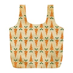 Patter-carrot-pattern-carrot-print Full Print Recycle Bag (l) by Cowasu