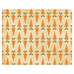 Patter-carrot-pattern-carrot-print Two Sides Premium Plush Fleece Blanket (medium) by Cowasu