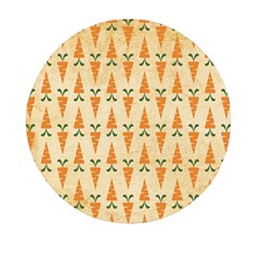 Patter-carrot-pattern-carrot-print Mini Round Pill Box by Cowasu