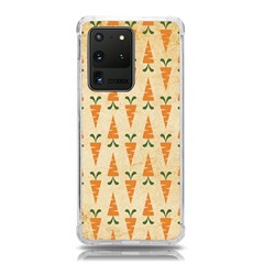 Patter-carrot-pattern-carrot-print Samsung Galaxy S20 Ultra 6 9 Inch Tpu Uv Case by Cowasu