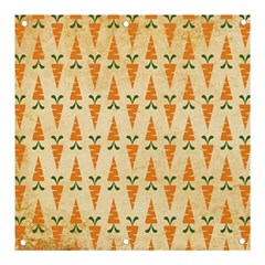 Patter-carrot-pattern-carrot-print Banner And Sign 3  X 3  by Cowasu