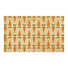 Patter-carrot-pattern-carrot-print Banner And Sign 5  X 3  by Cowasu