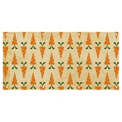 Patter-carrot-pattern-carrot-print Banner And Sign 8  X 4  by Cowasu