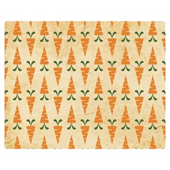 Patter-carrot-pattern-carrot-print Premium Plush Fleece Blanket (medium) by Cowasu