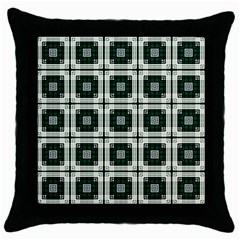 Pattern-design-texture-fashion Throw Pillow Case (black) by Cowasu