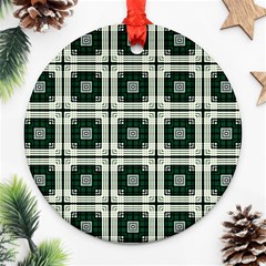 Pattern-design-texture-fashion Round Ornament (two Sides)