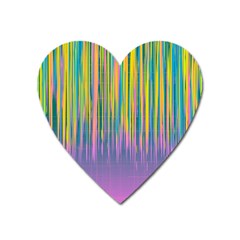 Background-colorful-texture-bright Heart Magnet