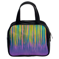 Background-colorful-texture-bright Classic Handbag (Two Sides)