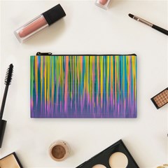 Background-colorful-texture-bright Cosmetic Bag (Small)