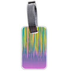 Background-colorful-texture-bright Luggage Tag (two sides)