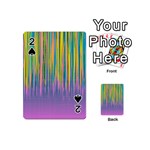 Background-colorful-texture-bright Playing Cards 54 Designs (Mini) Front - Spade2