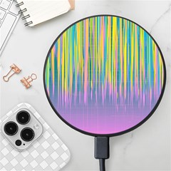 Background-colorful-texture-bright Wireless Fast Charger(Black)