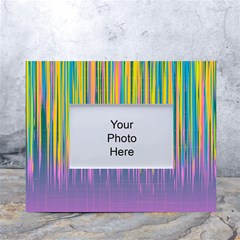 Background-colorful-texture-bright White Tabletop Photo Frame 4 x6 