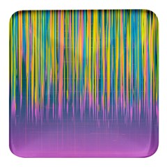 Background-colorful-texture-bright Square Glass Fridge Magnet (4 pack)