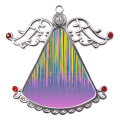 Background-colorful-texture-bright Metal Angel with Crystal Ornament