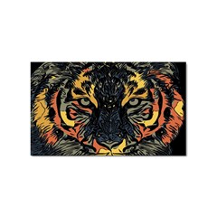 Tiger-predator-abstract-feline Sticker Rectangular (10 Pack) by Cowasu