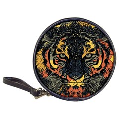 Tiger-predator-abstract-feline Classic 20-cd Wallets by Cowasu