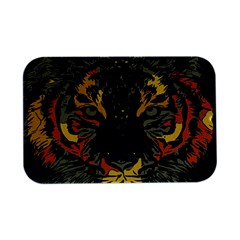 Tiger-predator-abstract-feline Open Lid Metal Box (silver)   by Cowasu