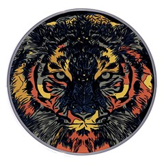 Tiger-predator-abstract-feline Wireless Fast Charger(white)