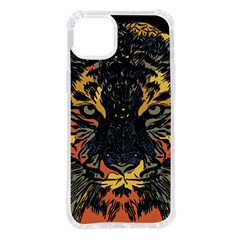 Tiger-predator-abstract-feline Iphone 14 Plus Tpu Uv Print Case