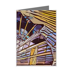 Abstract-drawing-design-modern Mini Greeting Card by Cowasu